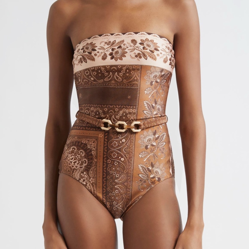 Zimmermann bandeau swimsuit